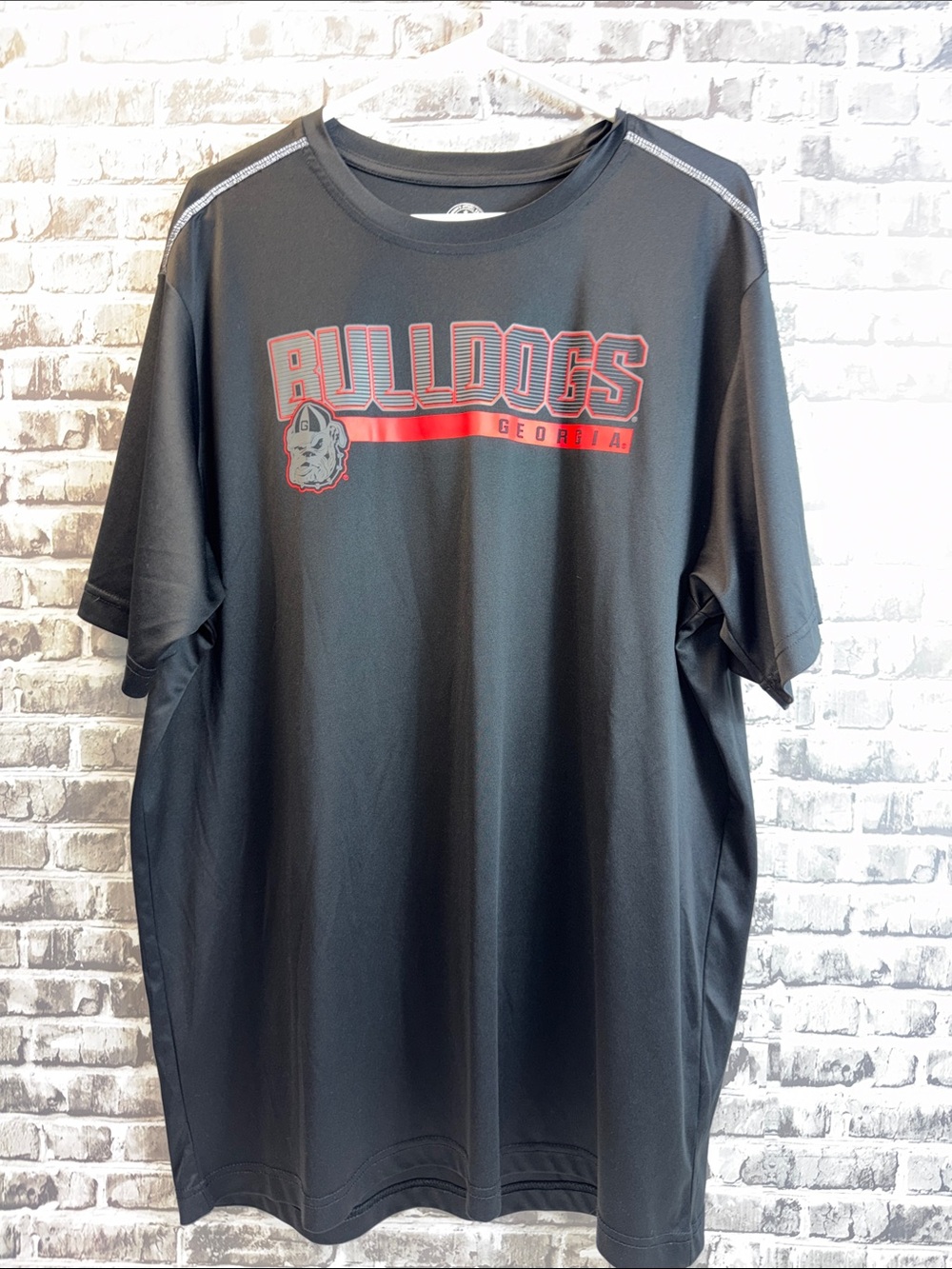 Georgia Bulldogs Black Short-Sleeve Logo Tee